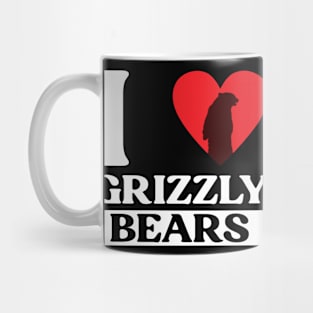 I Love Grizzly Bears - Grizzly Bear Mug